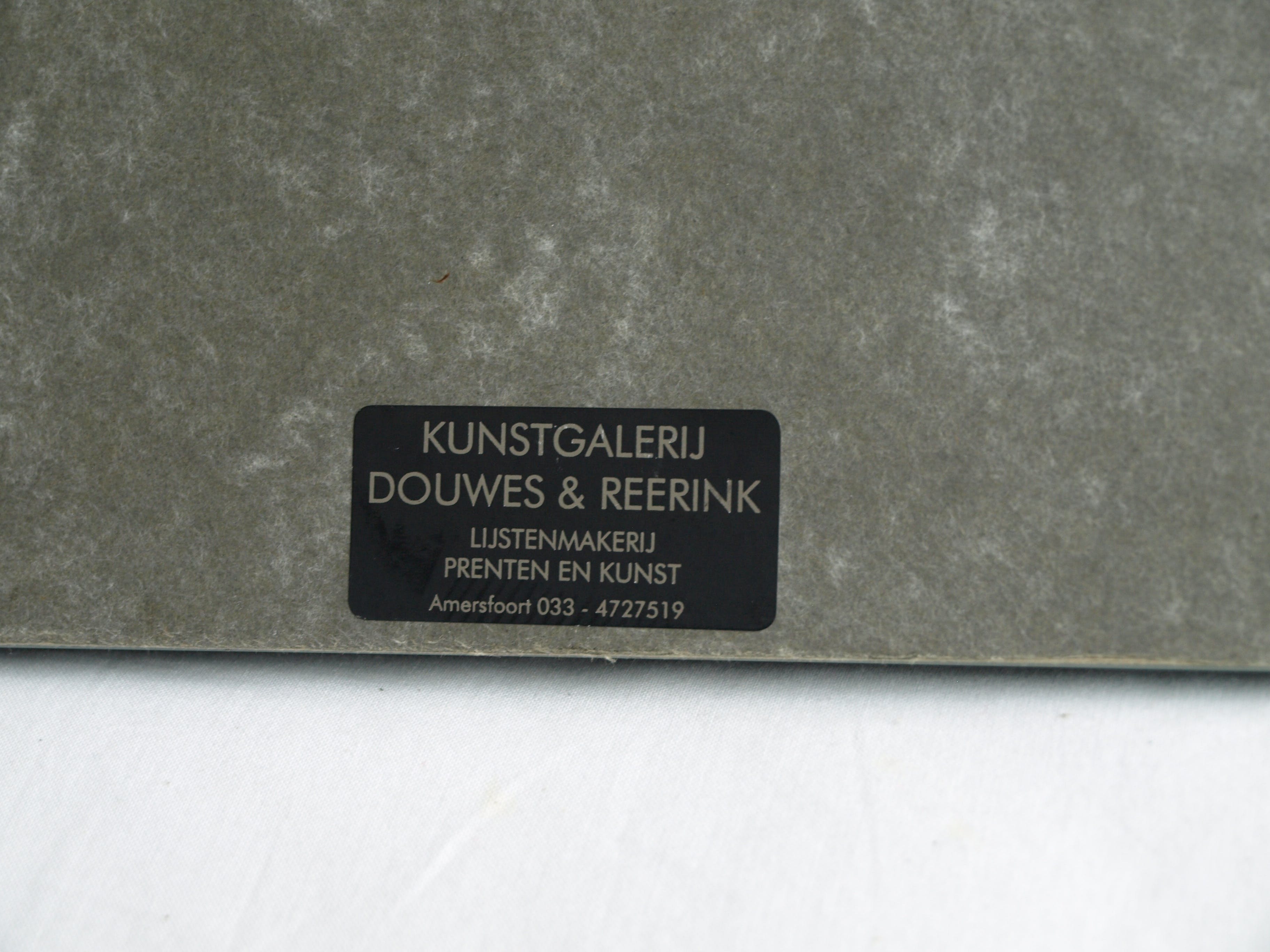 Toon Tieland - Handgesigneerde prent , “Rode bomen” - ingelijst – ca 1990 kopen? Bied vanaf 1!