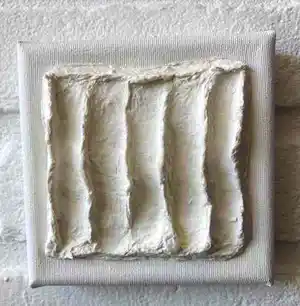 Jan Schoonhoven Jr. - white square JOH-9-21 verkocht voor € 200!