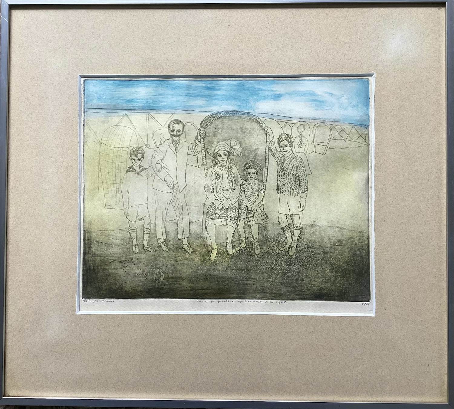 Ronnie Meerts - “Met mijn familie op het strand in 1925” kopen? Bied vanaf 75!