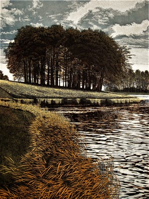 Graham Evernden - (Kent 1947-) Fascinerend realistisch Litho "High Water" gesigneerd kopen? Bied vanaf 20!