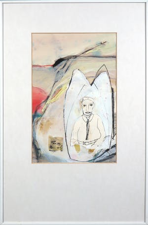 Ruud van der Beele - Gemende techniek op papier, Collage - Ingelijst kopen? Bied vanaf 1!