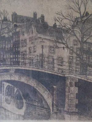 Sal Meijer - ets Reguliersgracht kopen? Bied vanaf 65!