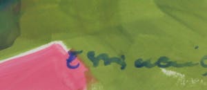 Eveline Swidde - Acryl op papier, Dansende bol - Ingelijst (Groot) kopen? Bied vanaf 60!