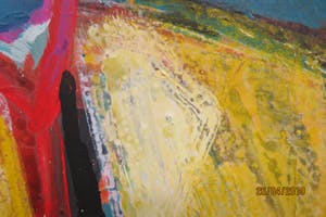 Christine Spierings - Olieverf op doek, Totem kopen? Bied vanaf 60!