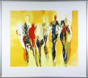 Peter Meijer - Zeefdruk, Oqives - Ingelijst (Groot) verkocht voor € 35!