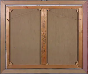 Willem Claassen - Olieverf op doek, De ongenode bruiloftsgasten - Ingelijst kopen? Bied vanaf 1!