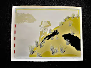 Hannes Postma - Kleine oplage (75 stuks) Kleuren Litho "code: land- escape" VANAF 1 €! kopen? Bied vanaf 1!