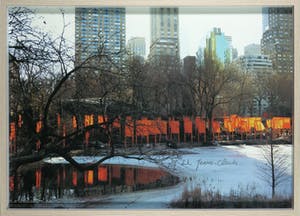 Christo - Handgesigneerd exemplaar The Gates - Ingelijst kopen? Bied vanaf 1!