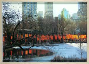 Christo - Handgesigneerd exemplaar The Gates - Ingelijst verkocht voor € 1!