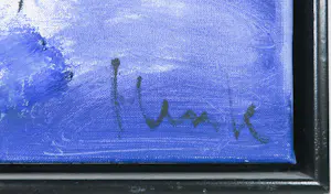 Henk Eikenaar - Acryl op doek, Una carta para morroña - Ingelijst kopen? Bied vanaf 150!