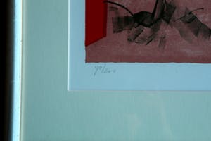 Constant - ingelijste litho: 2 dieren - 1965 kopen? Bied vanaf 395!