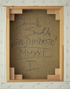 Dominik Smolik - Triptych Gold impasto kopen? Bied vanaf 1!