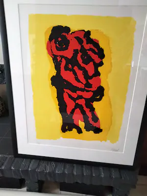 Karel Appel - Personage rouge et jaune kopen? Bied vanaf 1395!