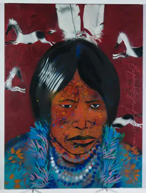 Espen Hagen - Acryl op doek, Zonder titel kopen? Bied vanaf 250!