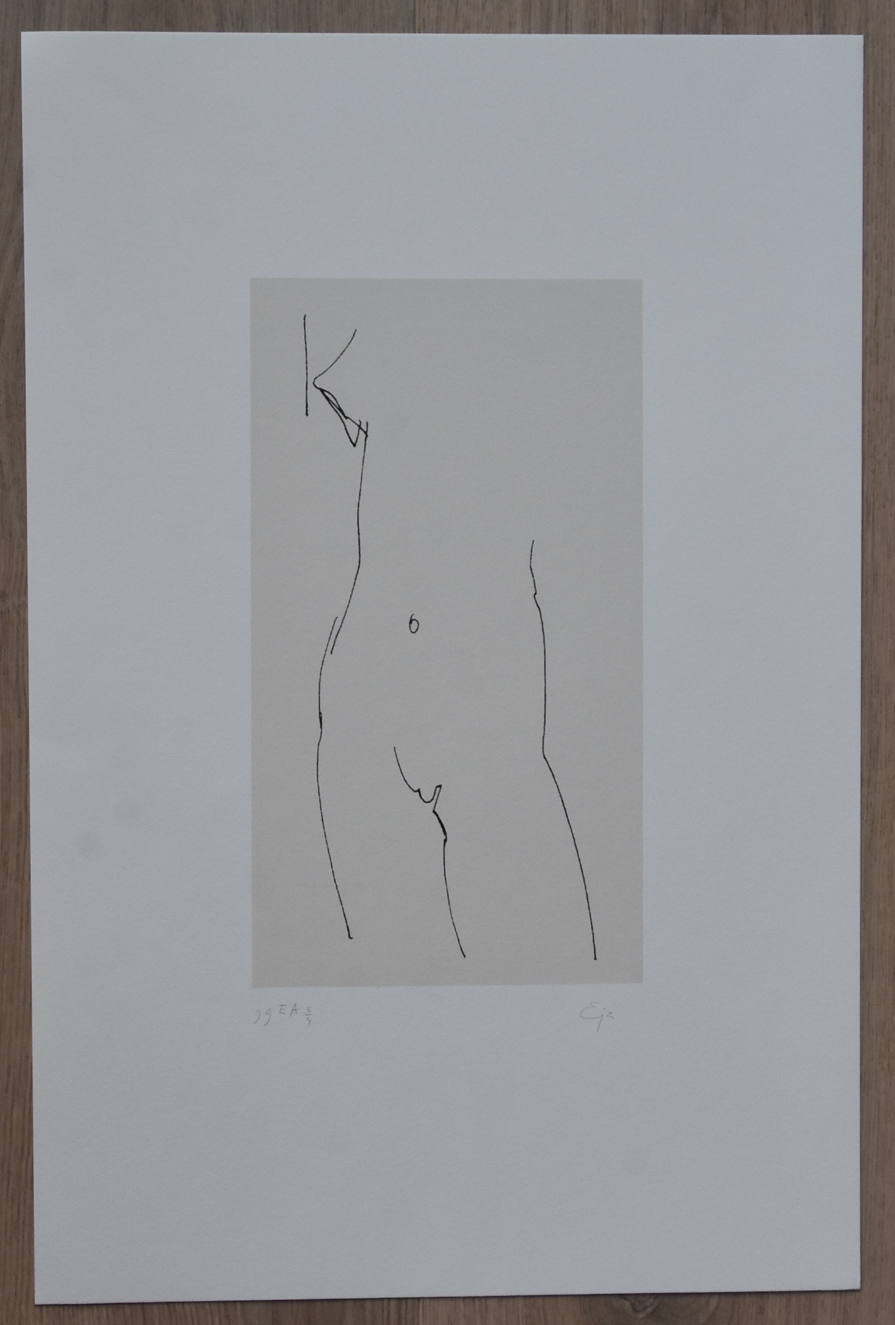 Eja Siepman van den Berg - # Naakt # zeefdruk, 1999, ea, gesigneerd kopen? Bied vanaf 170!