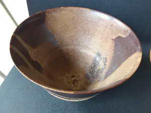 Sonja Landweer - Schaal, kom. 14,5 cm hoog. Uitlopend naar boven. kopen? Bied vanaf 50!