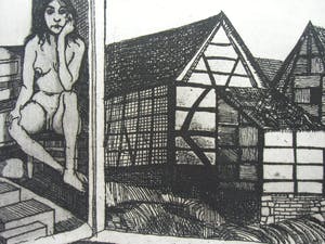 Nicolaas Wijnberg - COMPOSITIE MET VROUWELIJK NAAKT kopen? Bied vanaf 30!