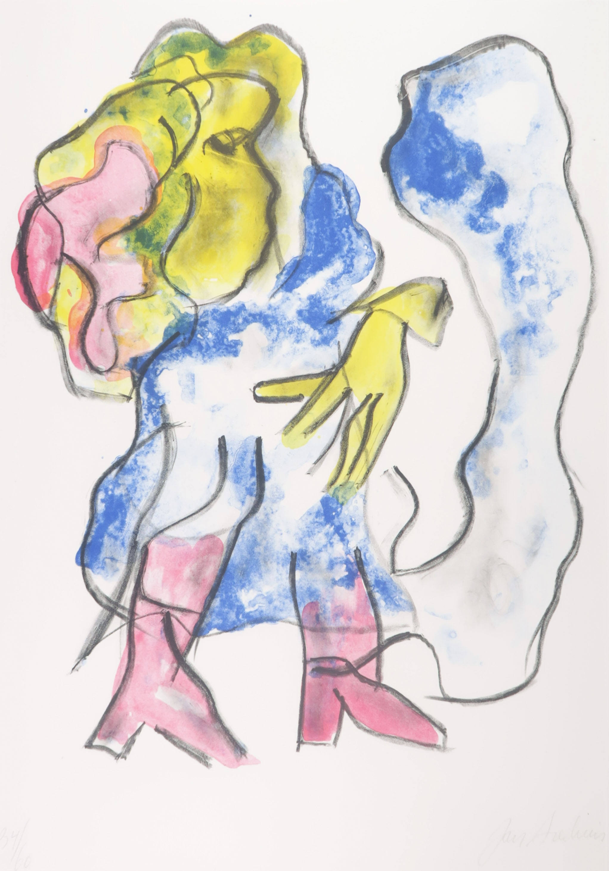 Jan Sierhuis - Litho, Zonder titel kopen? Bied vanaf 1!