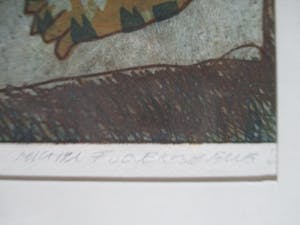 Michel van Overbeeke - Ingelijste ets "De Toekomst" kopen? Bied vanaf 40!