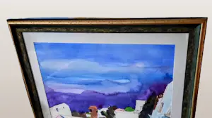 Friedrich Schiemann - Aquarell Gemälde Südliche Landschaft 1981 signiert Größe 80 x 100 cm kopen? Bied vanaf 320!