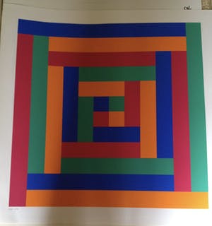 Richard Paul Lohse - serigrahie kopen? Bied vanaf 500!