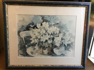 Coraline Backer - C3605-3 - Stilleven met bloemen en kommetje kopen? Bied vanaf 10!