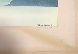 Will van Aggelen - Aquarel op papier, Gezicht op Antalya, Turkije kopen? Bied vanaf 1!