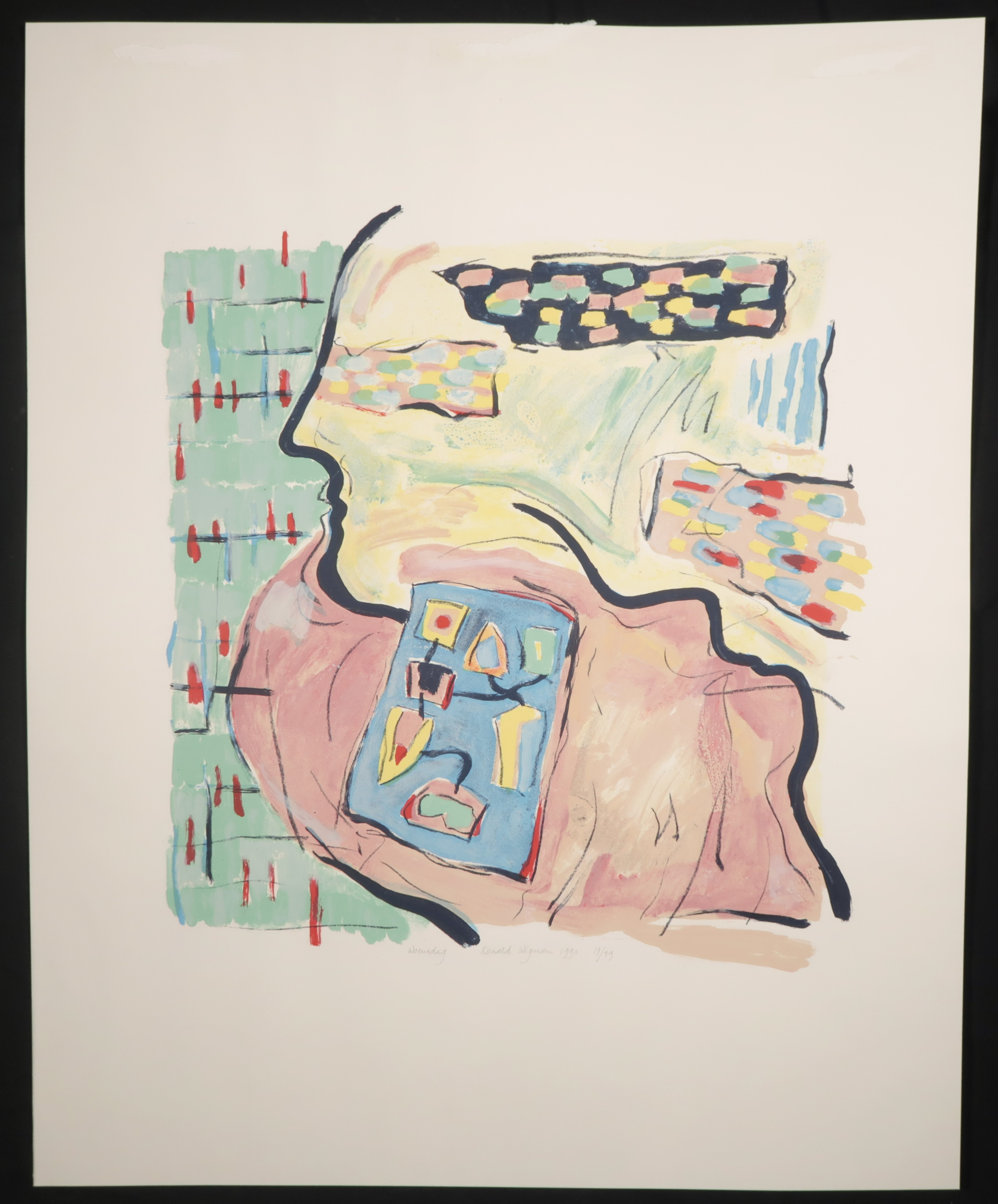 Ronald Wigman - Litho, Woensdag kopen? Bied vanaf 1!