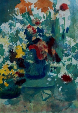 Kees Verwey - Ets/aquatint - bloemstilleven kopen? Bied vanaf 150!