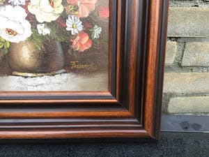 Niet of onleesbaar gesigneerd - Pot met bloemen. kopen? Bied vanaf 1!