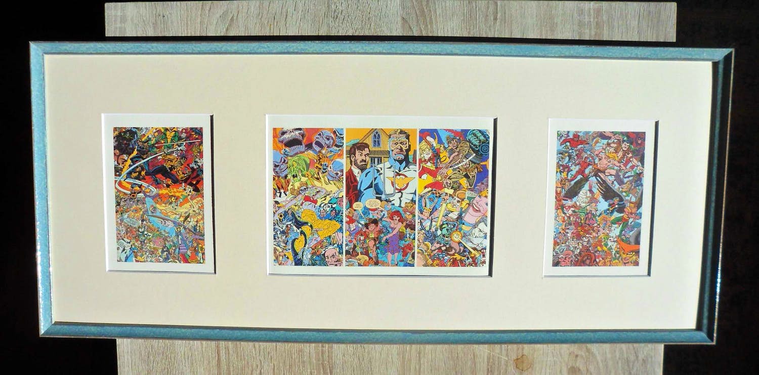 Guðmundur Erro - Litho, Tryptich - 1992 verkocht voor € 175!