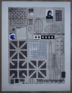 Christiaan Paul Damste - # ZONDER TITEL # 1981, gesigneerd, mint kopen? Bied vanaf 75!