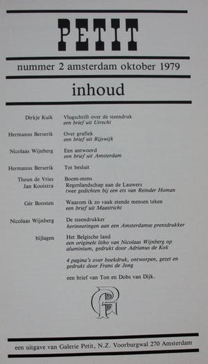 Nicolaas Wijnberg - Litho kopen? Bied vanaf 55!