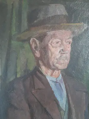 Henri Frederic Boot - Portret van man met hoed kopen? Bied vanaf 20!