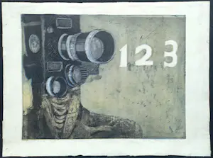 Jan Verburg - 1 2 3, aquatint ets (kleine oplage) kaufen? Bieten Sie von 45!