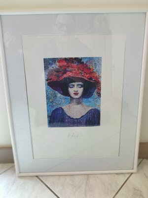 Ernst Fuchs - Frau . kopen? Bied vanaf 45!
