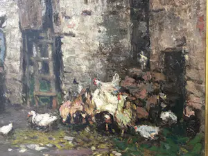 Anna Kerling - “Boerderij tafereel “ kopen? Bied vanaf 500!