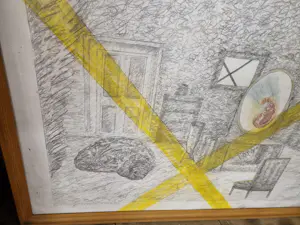 Jacob Zekveld - Excentrisch kruis met interieur. In de spiegel wellicht de komeet van Kidney kopen? Bied vanaf 20!