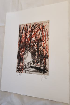 Markus Lüpertz - OHNE TITEL, signiert und e.a. kopen? Bied vanaf 300!