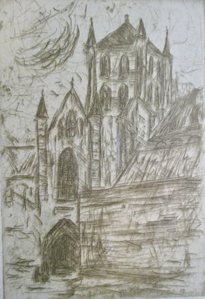 Etienne Bosch - Ingelijste ets kopen? Bied vanaf 1!