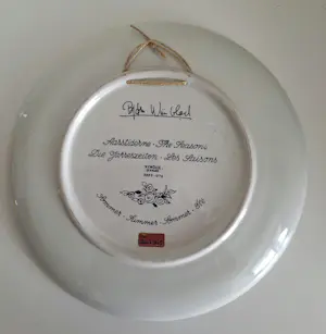 Bjorn Wiinblad - Nymølle , Wandbord (2) - Porselein - Lente en zomer kopen? Bied vanaf 59!