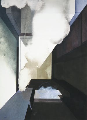 Ton Orth - Gouache en inkttekening, Abstract geometrische compositie kopen? Bied vanaf 100!