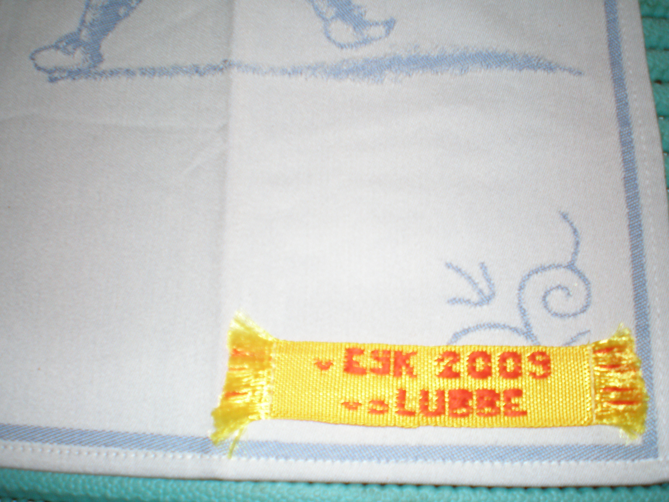 Studio van Eijk & van der Lubbe - Vingerdoekje geïnspireerd op Delftsblauw tegeltje Multiculti kopen? Bied vanaf 10!