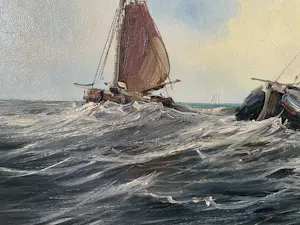 Jan Kelderman - Zeegezicht kopen? Bied vanaf 30!