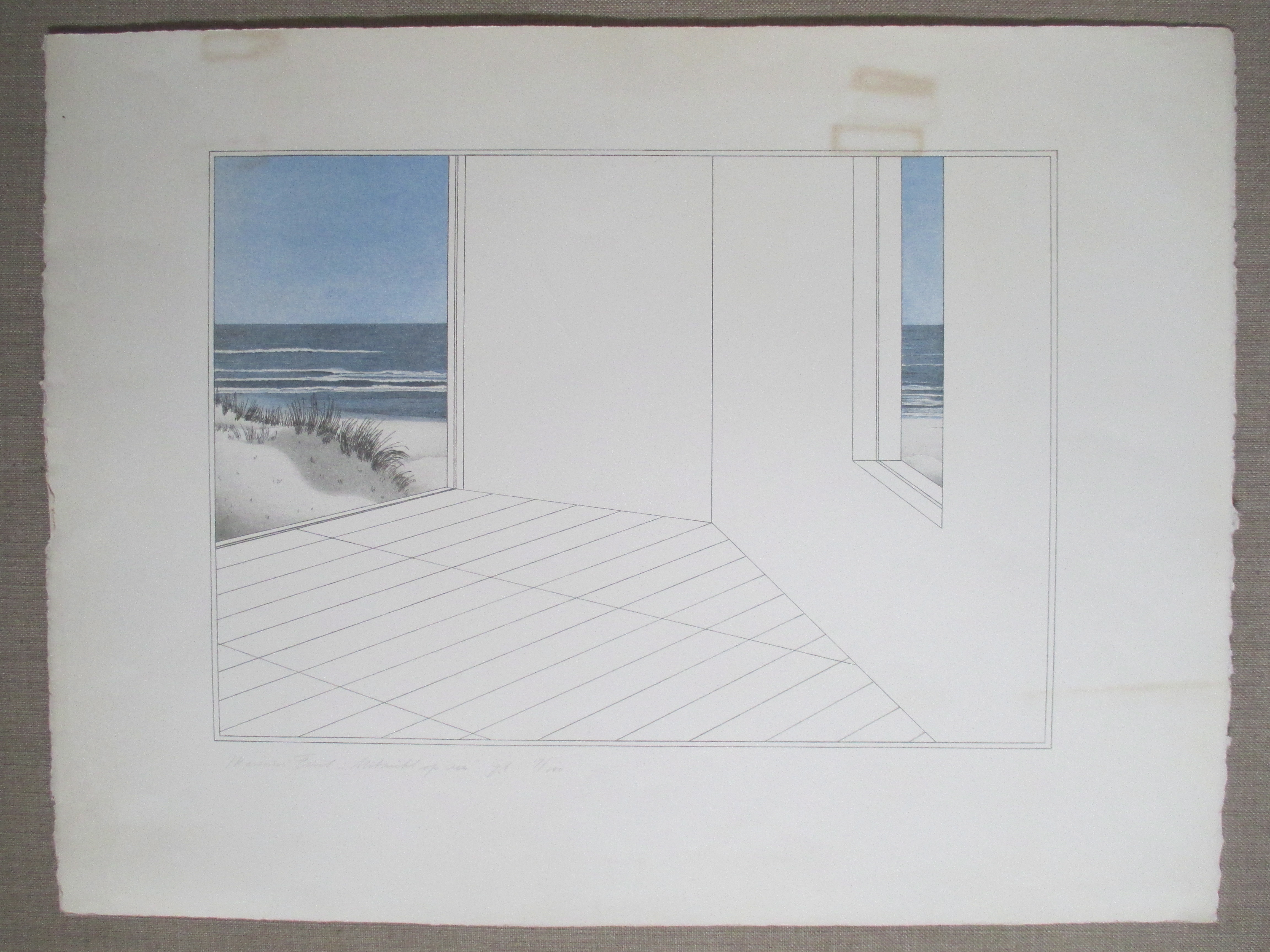 Marinus Fuit - Litho "Mit Sicht op zee" kopen? Bied vanaf 20!