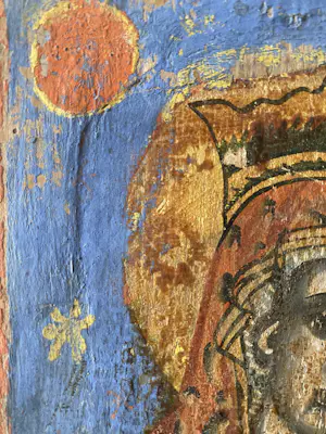 Niet of onleesbaar gesigneerd - Icoon Maria en kind kopen? Bied vanaf 10!