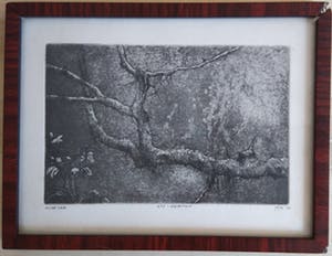 Niet of onleesbaar gesigneerd - Oude Tak Ets-aquatint 1975. kopen? Bied vanaf 10!