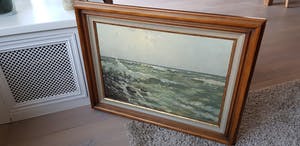 Arnout van Gilst - olie op doek, zeezicht, gesigneerd kopen? Bied vanaf 175!