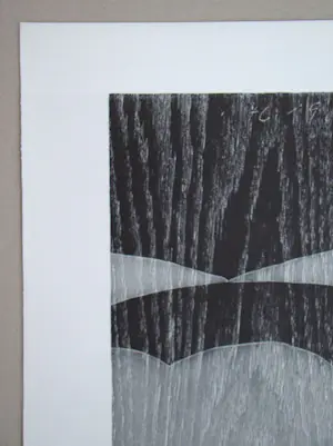 Franz Eggenschwiler - Clearing II, 1992 - Originele houtsnede, handgesigneerd kopen? Bied vanaf 160!