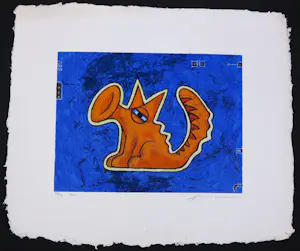 Michiel Molenaar - Lot van 5 zeefdrukken op geschept papier, Dieren kopen? Bied vanaf 100!